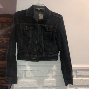 Dark wash denim jacket